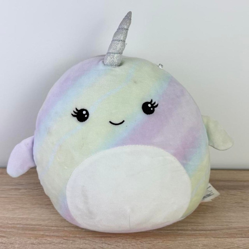 Squishmallow Unicorn Narwhal Rainbow Plush Toy
